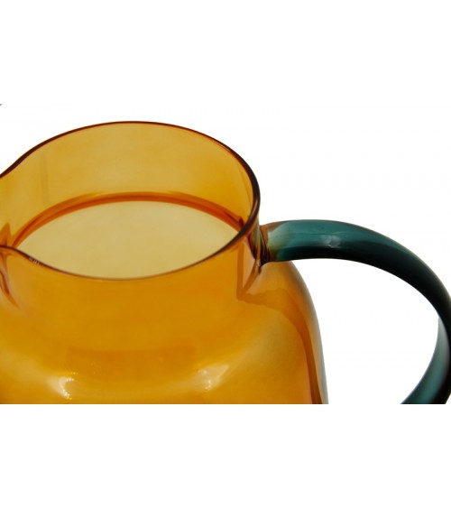 Carafe à eau en verre - Arc-en-ciel - Fabriquée en Italie - Famille royale Sheffield -