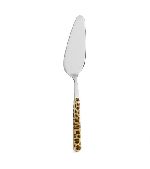 Brown and black animal print cake shovel - Neva Posateria Creativa