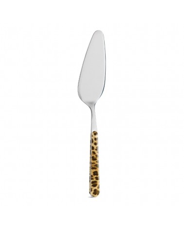 Brown and black animal print cake shovel - Neva Posateria Creativa