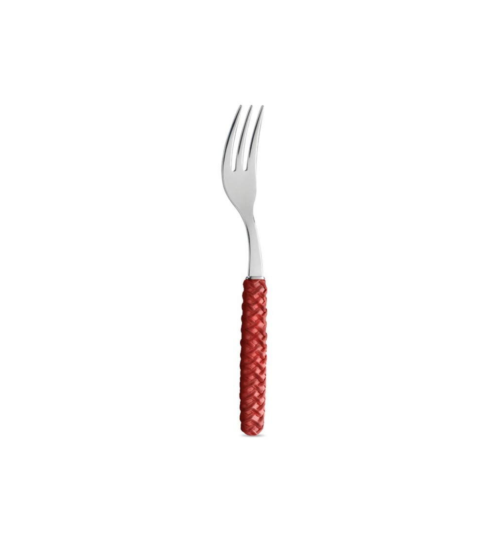 Sweet Fork Intreccio rouge - Neva Posateria Creativa