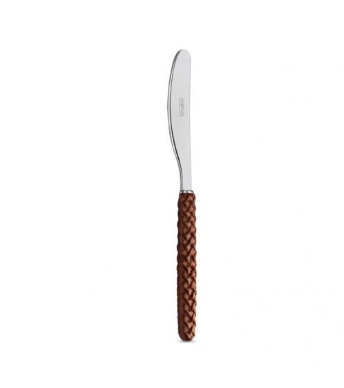 Butterstreicher Intreccio-Leder braun - Neva Posateria Creativa