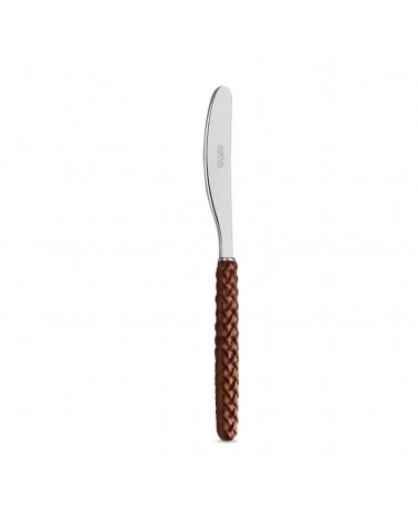 Butterstreicher Intreccio-Leder braun - Neva Posateria Creativa