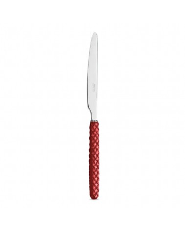 Set 18 Pezzi Frutta Intreccio coltello rosso - Neva Posateria Creativa