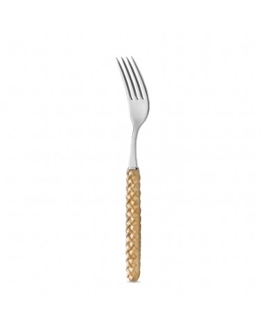 Set 18-teilig Obst Intreccio Beige Gabel - Neva Posateria Creativa