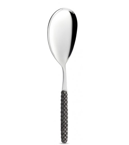 Rice Shovel Intreccio black - Neva Posateria Creativa
