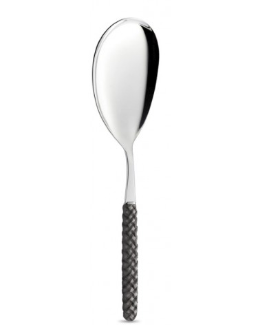 Rice Shovel Intreccio black - Neva Posateria Creativa