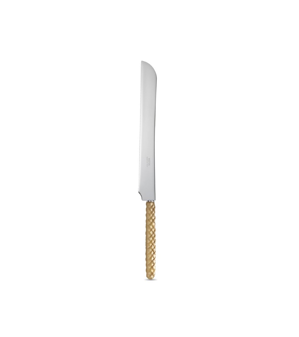 Coltello per Torta Intreccio beige - Neva Posateria Creativa