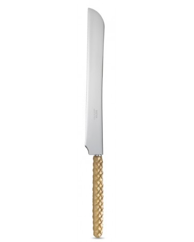 Couteau à Gâteau Intreccio Beige - Neva Posateria Creativa