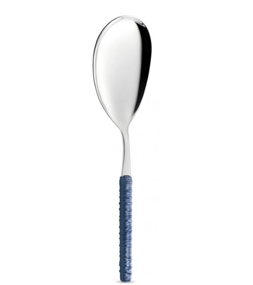 Reisschaufel mit blauem Rattandekor - Neva Posateria