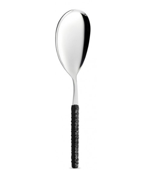 Rice shovel with black rattan decoration - Neva Posateria