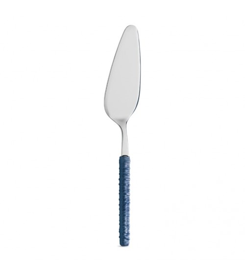 Tortenheber mit blauem Rattandekor - Neva Posateria