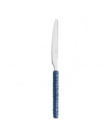Set 18-teiliges Obst mit Rattan-Dekoration, blaues Messer – Neva Posateria