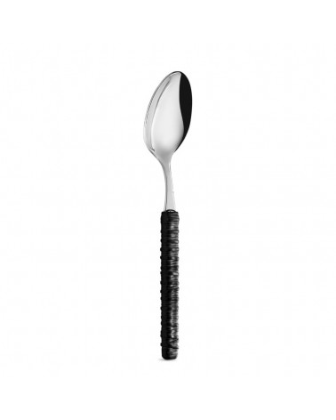 Set 18 Pieces Fruit with Rattan Decoration black spoon - Neva Posateria