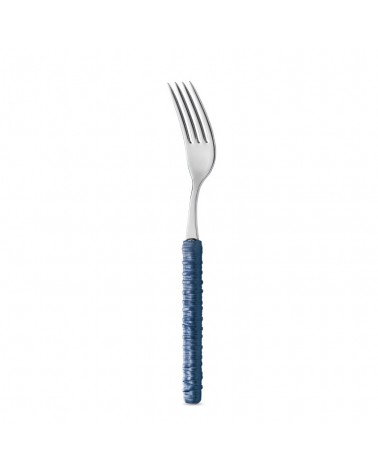 Set 18-teiliges Obst mit blauer Rattangabel-Dekoration – Neva Posateria