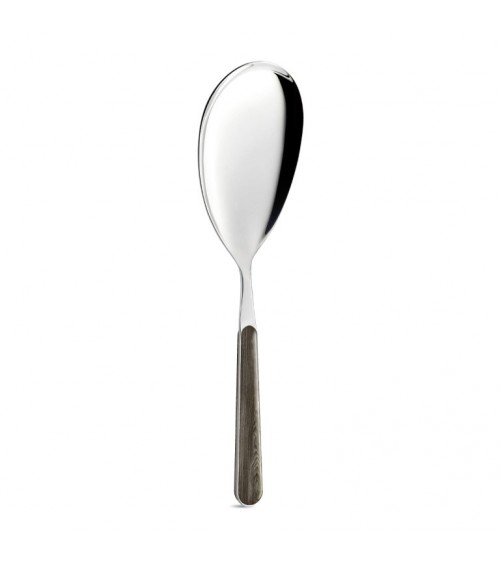 Pelle à Riz avec Manche Effet Bois de Pin Anthracite - Neva Posateria