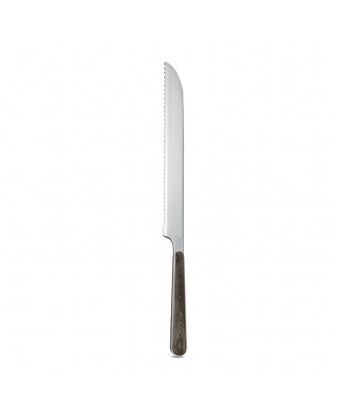 Kuchenmesser mit Holzgriff in Anthrazit-Kiefernoptik - Neva Posateria