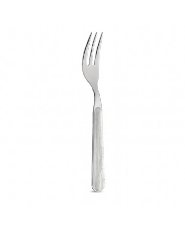 Fourchette sucrée avec manche effet bois de pin blanchi - Neva Posateria