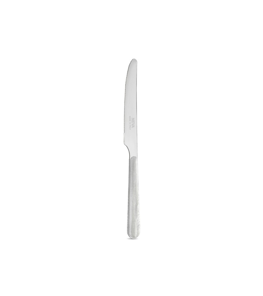 Fruit Knife with Pine Wood Effect Handle - Neva Posateria - Bleached Pine