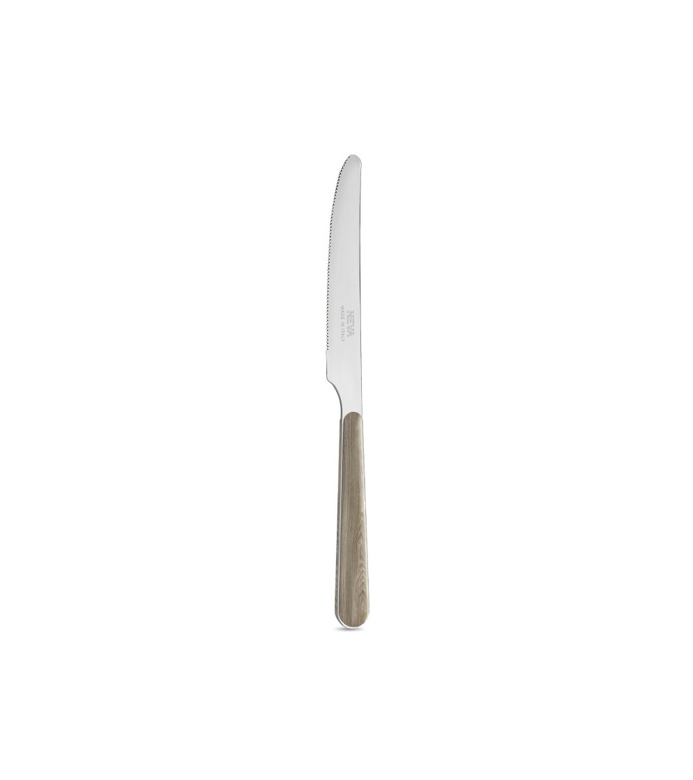 Fruit Knife with Pine Wood Effect Handle - Neva Posateria - Pine Dove Grey
