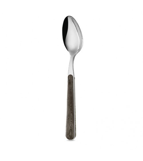 Cuillère à Fruits avec Manche Effet Bois de Pin - Couverts Neva - Pin Anthracite