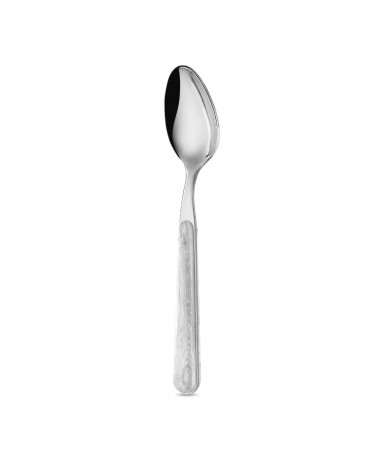 Fruit Spoon with Pine Wood Effect Handle - Neva Posateria - Bleached Pine
