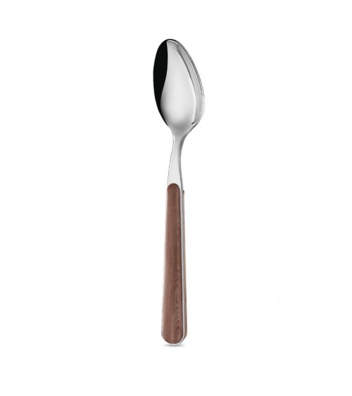 Posate Frutta Set 18 Pz con Manico Effetto Legno Acacia cucchiaio - Neva Posateria
