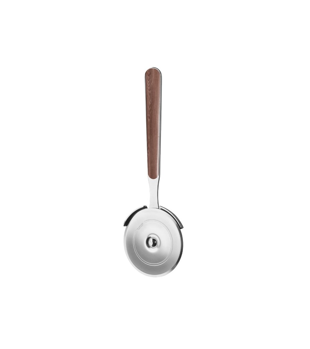 Pizza Wheel with Acacia Wood Effect Handle - Neva Posateria Creativa