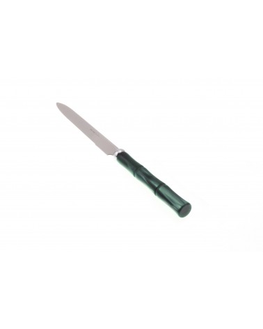 Couverts Rivadossi: Set Bambou 6pcs Couteau de Table Vert - 