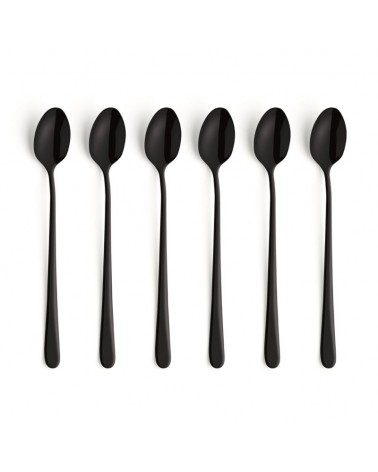 Amefa: Posate Acciaio Nere - Austin Vintage - Set 6pz Cucchiai da Latte Nero -