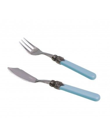 Servizio di Posate da Pesce 12pz Classic - Rivadossi Sandro - azzurro