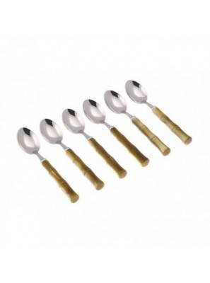Bamboo Coffee Spoon - Colored Cutlery Rivadossi Sandro - olive green