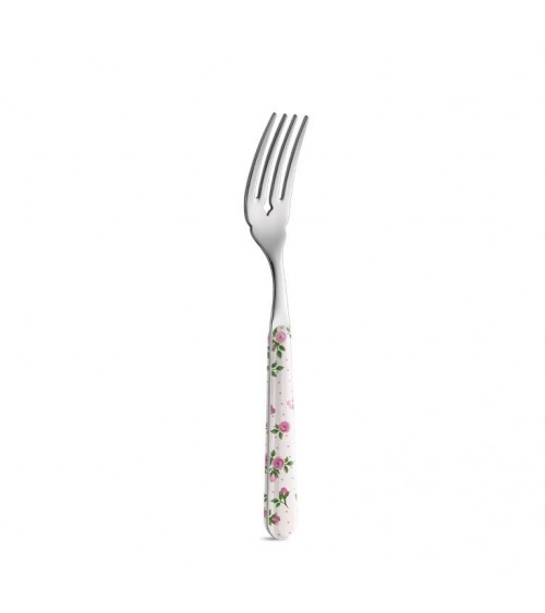 Fischgabel - Dunkelrosa Rosenbesteck - Neva Posateria Creativa -