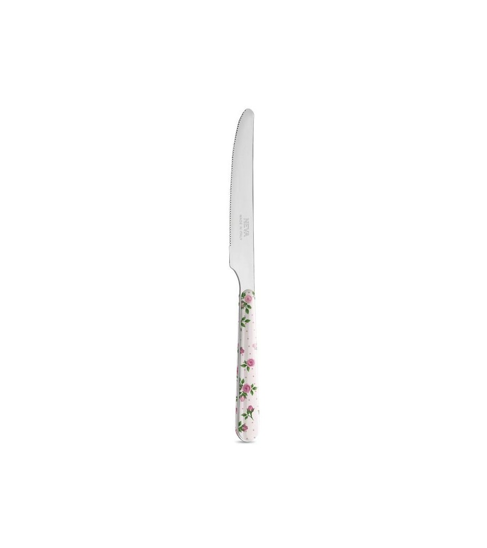 Fruit Knife - Dark Pink Roses - Neva Posateria Creativa -