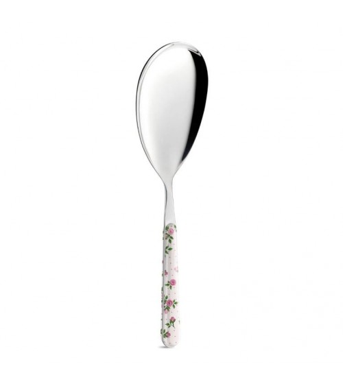 Risottolöffel - Dunkelrosa Rosen - Neva Posateria Creativa -