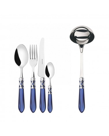 Couverts Colorés Casa Bugatti - Bague Aladdin Chrome et Finition Nacre -