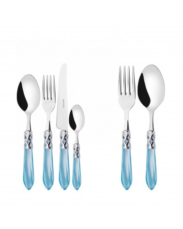 Couverts Colorés Casa Bugatti - Bague Aladdin Chrome et Finition Nacre -