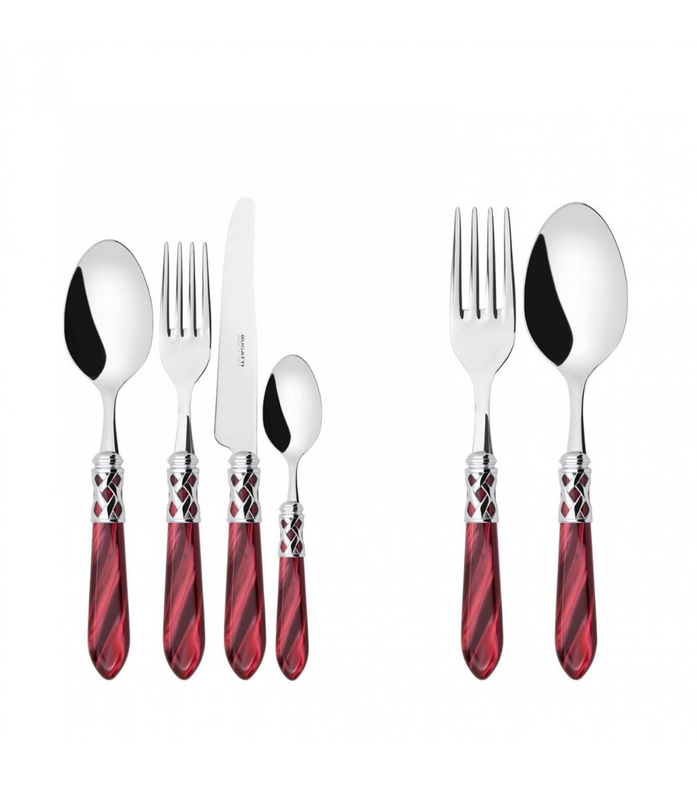 Farbiges Besteck von Casa Bugatti – Aladdin-Chromring und Perlmutt-Finish –