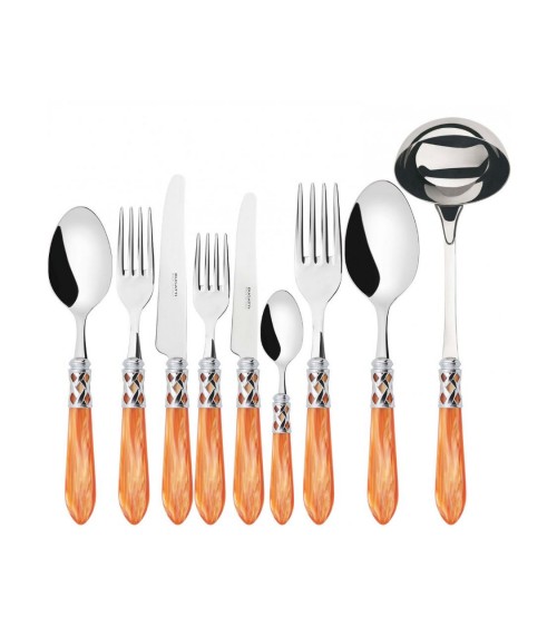 Couverts Colorés Casa Bugatti - Bague Aladdin Chrome et Finition Nacre -