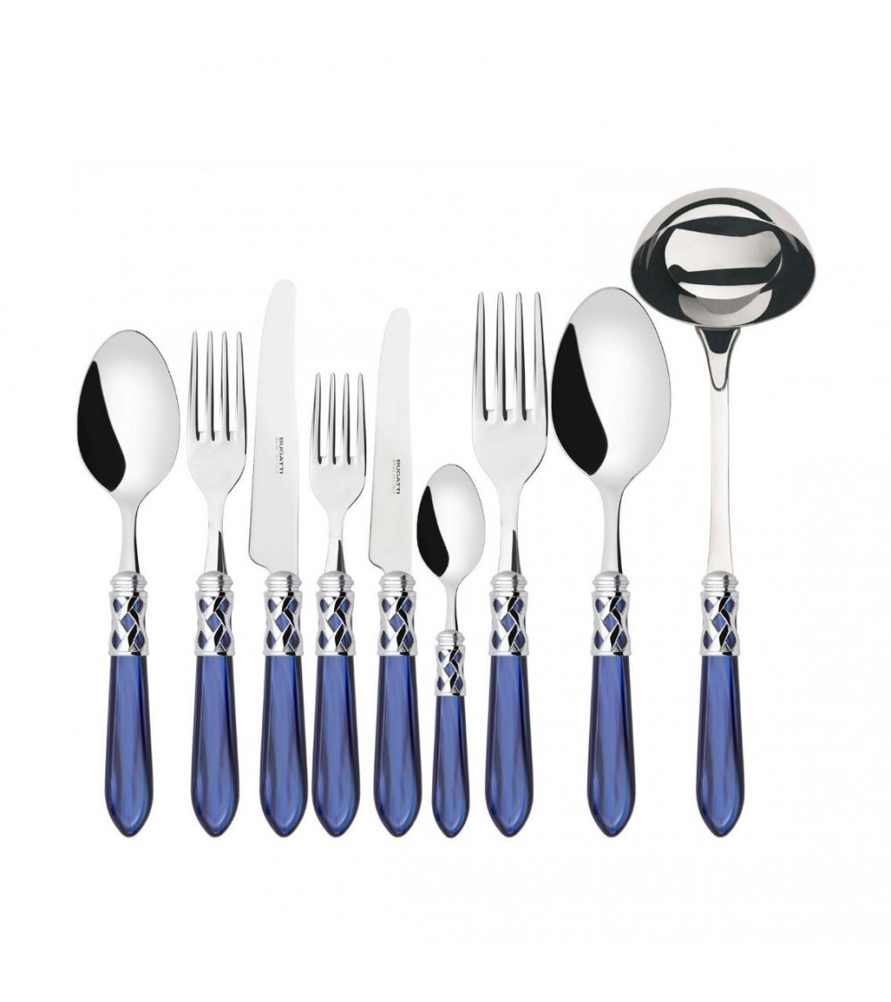 Farbiges Besteck von Casa Bugatti – Aladdin-Chromring und Perlmutt-Finish –