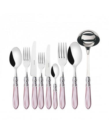 Farbiges Besteck von Casa Bugatti – Aladdin-Chromring und Perlmutt-Finish –
