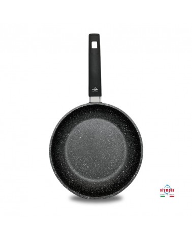 Poêle antiadhésive Hard Rock - Aluminium moulé sous pression pour une cuisson uniforme -