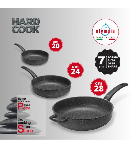 High Non-Stick Die-Cast Aluminum Frying Pan - Professional - Olympia -