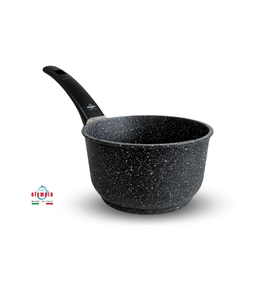 Cocotte 1 Manche Professionnel en Aluminium - Hard Rock - Fabriquée en Italie -