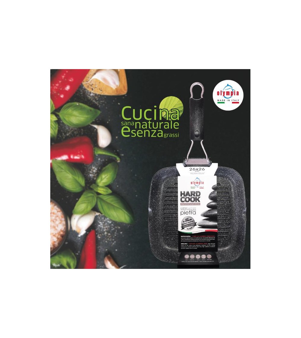 Professional Aluminium Quadra Cooking Plate - Olympia -