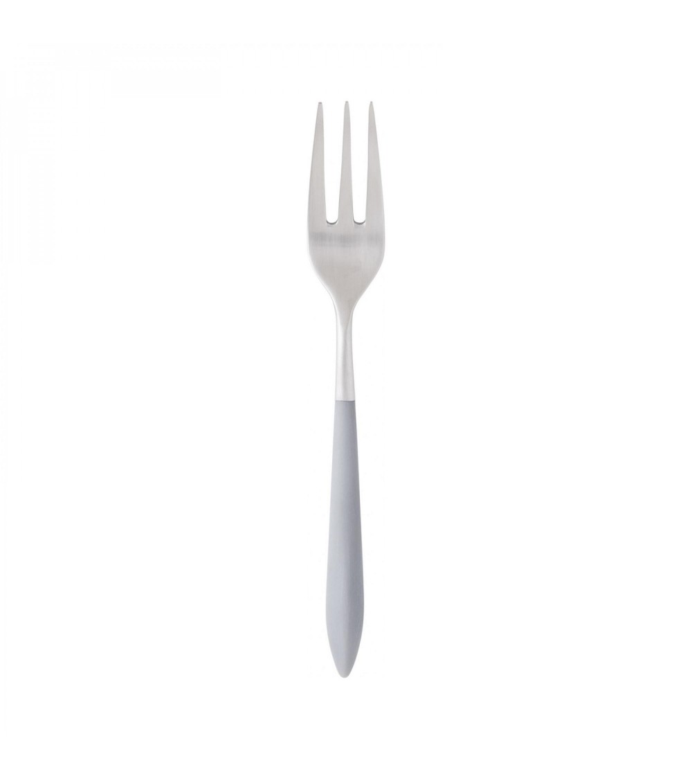Casa Bugatti Ares: Fourchette à Dessert - Couverts Design Moderne - gris