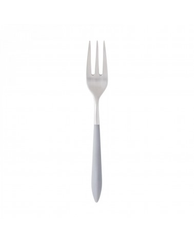 Casa Bugatti Ares: Fourchette à Dessert - Couverts Design Moderne - gris