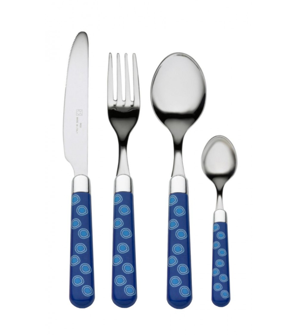 Naif Pop - Rivadossi Sandro Besteck - Set 24-teilig - blau