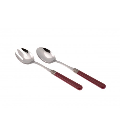 Osteria Modern Colored Cutlery - Set of 2 Salad - Rivadossi Sandro - Bordeaux