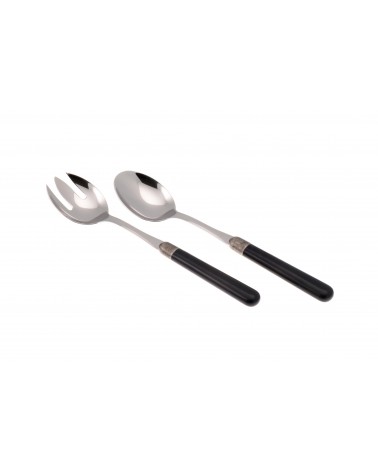 Osteria Modern Colored Cutlery - Set of 2 Salad - Rivadossi Sandro - black