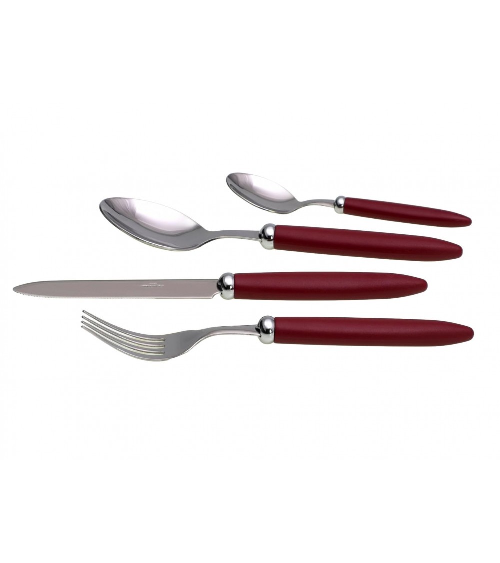 Lucy Modernes farbiges Besteck - Rivadossi Sandro - Set 24-teilig -